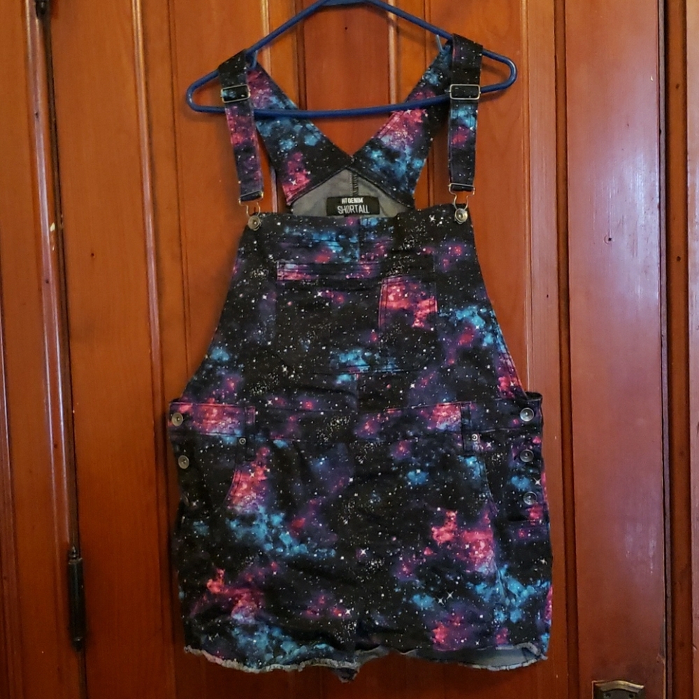 Hot Topic Galaxy Overalls